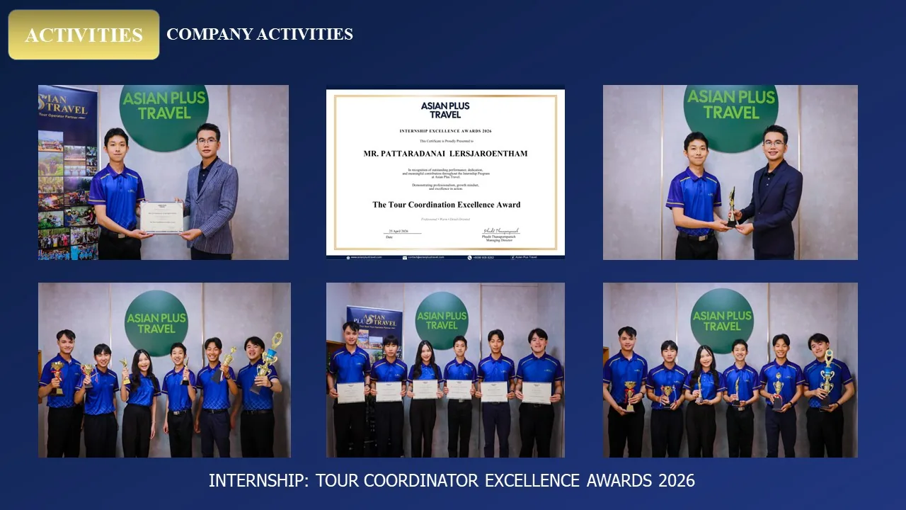 ทำงานกับธุรกิจจริง — Asian Plus Travel Internship